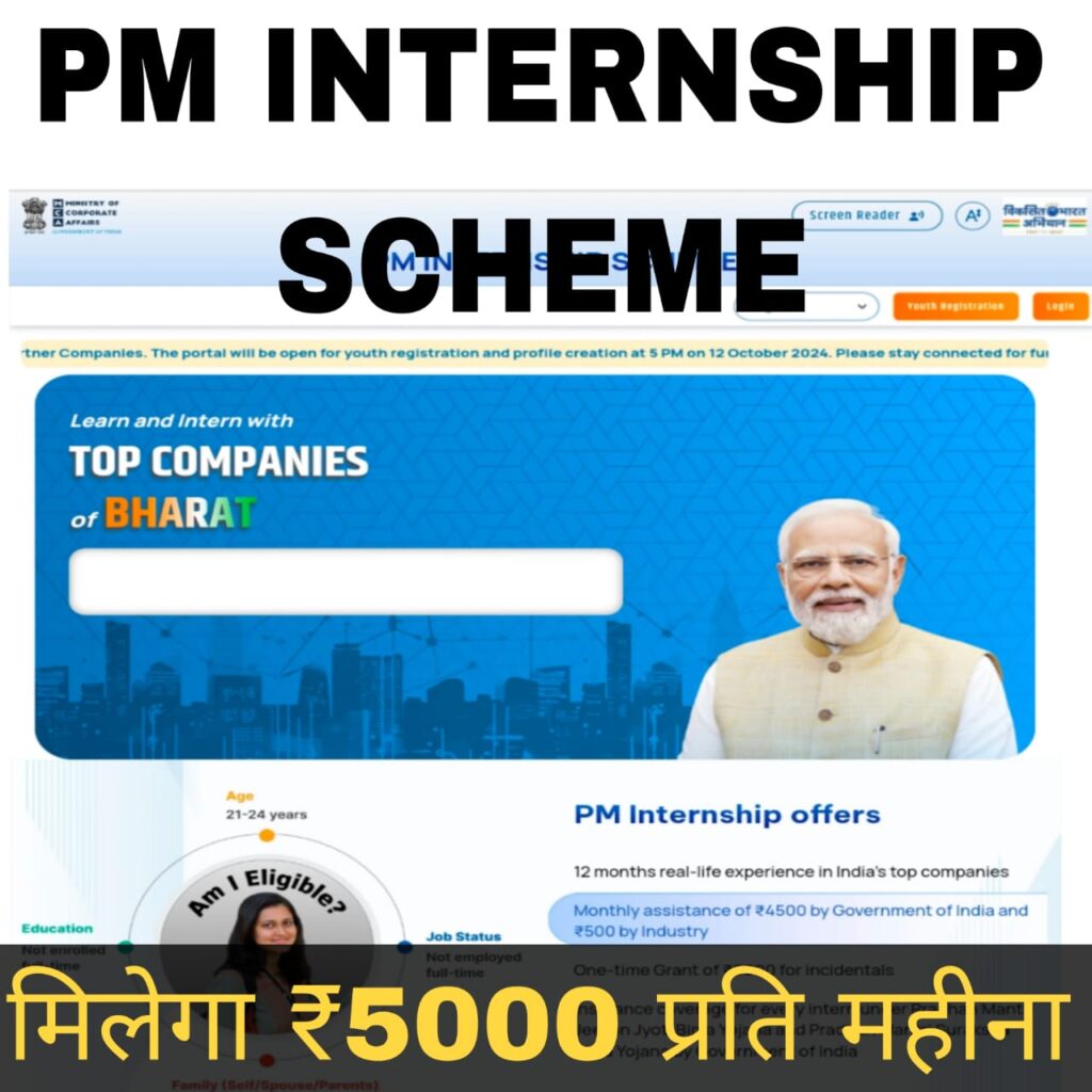 How to apply for the PM internship scheme?